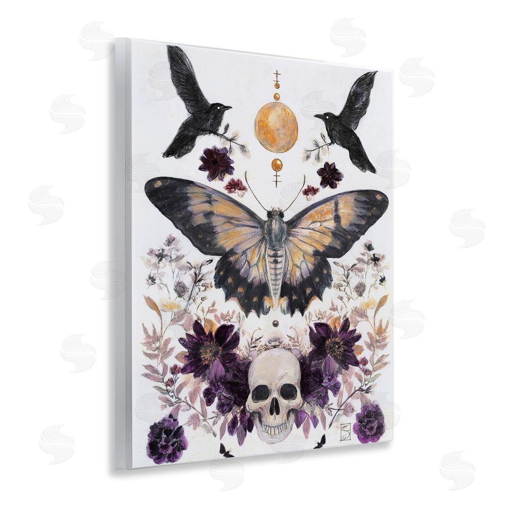Sara Culpepper Gothic Tarot with Moth Wall Plaque Art Print