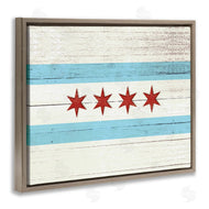 Stupell Studio | Chicago Flag Distressed Style