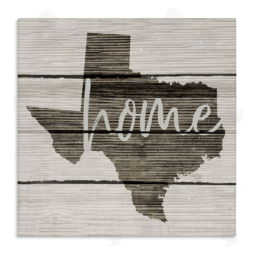 Stupell Studio | Texas Rustic Typography Map