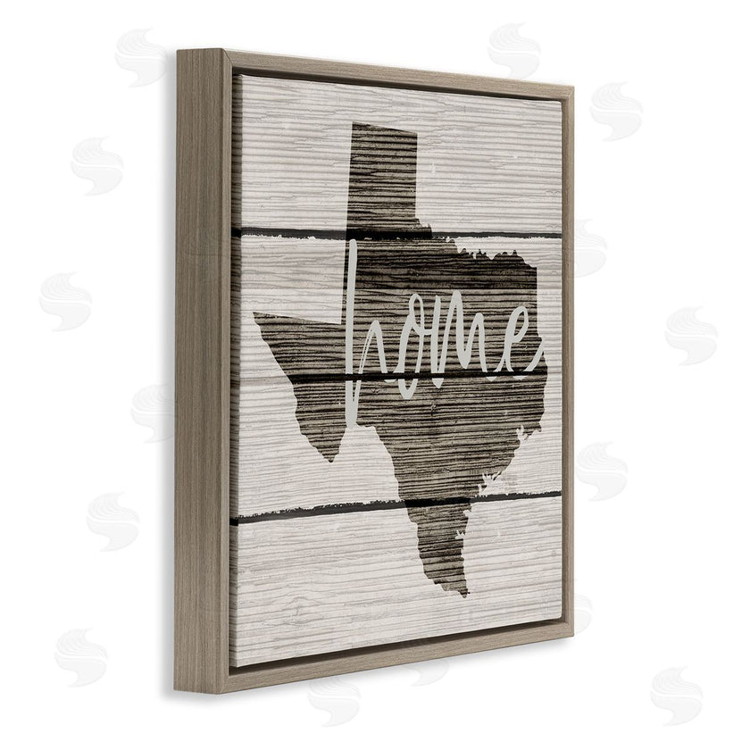 Stupell Studio | Texas Rustic Typography Map