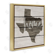 Stupell Studio | Texas Rustic Typography Map