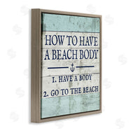 Stupell Studio | Sassy Beach Body Steps