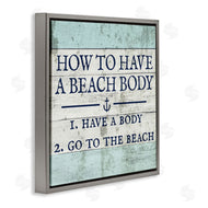 Stupell Studio | Sassy Beach Body Steps