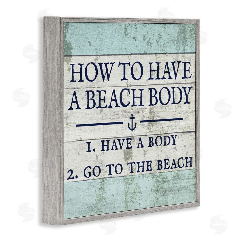 Stupell Studio | Sassy Beach Body Steps