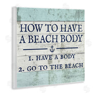 Stupell Studio | Sassy Beach Body Steps