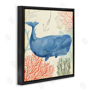 Victoria Borges | Underwater Whimsical Whale Watercolor
