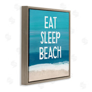 Linda Woods | Eat Sleep Beach Painting