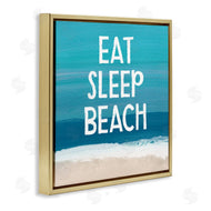 Linda Woods | Eat Sleep Beach Painting