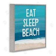 Linda Woods | Eat Sleep Beach Painting