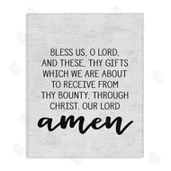 Lettered and Lined | Before Meal Religious Prayer