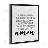 Lettered and Lined | Before Meal Religious Prayer