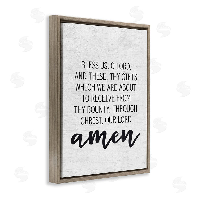 Lettered and Lined | Before Meal Religious Prayer