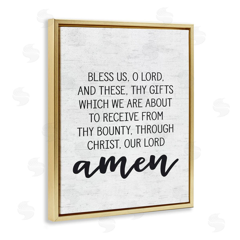 Lettered and Lined | Before Meal Religious Prayer