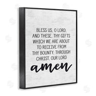 Lettered and Lined | Before Meal Religious Prayer