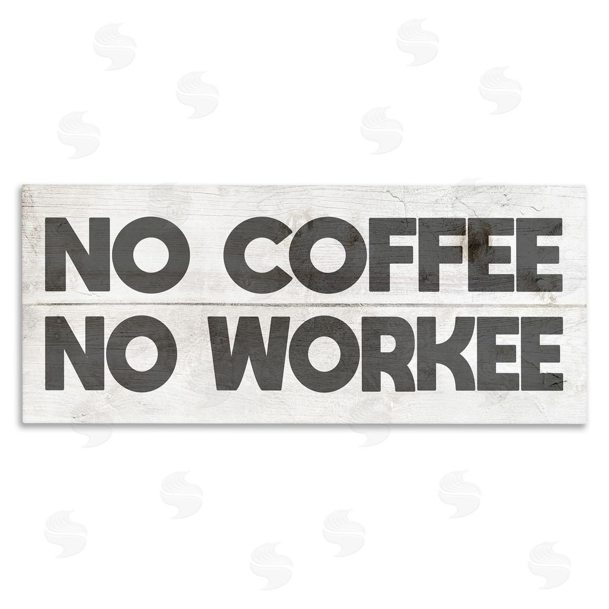 No Coffee Funny Office Phrase Canvas Wall Art, Home Decor by Stupell Studio