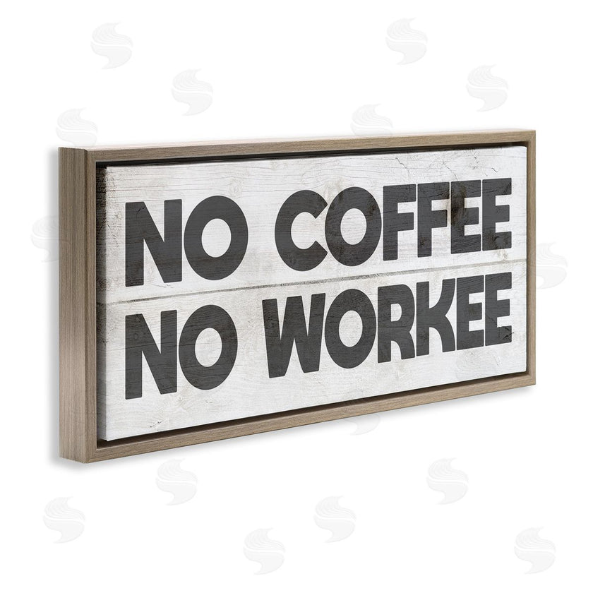 Stupell Studio | No Coffee Funny Office Phrase