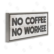 Stupell Studio | No Coffee Funny Office Phrase