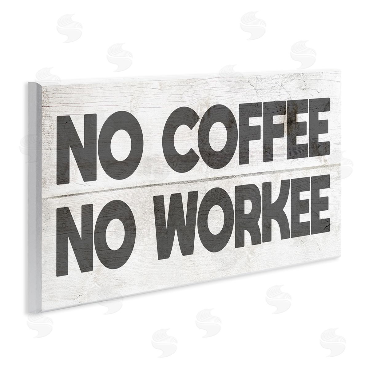 No Coffee Funny Office Phrase Wood Plaque Wall Art, Home Decor by Stupell Studio
