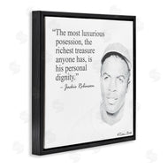 Penny Lane Publishing | Personal Dignity Jackie Robinson Quote Black and White