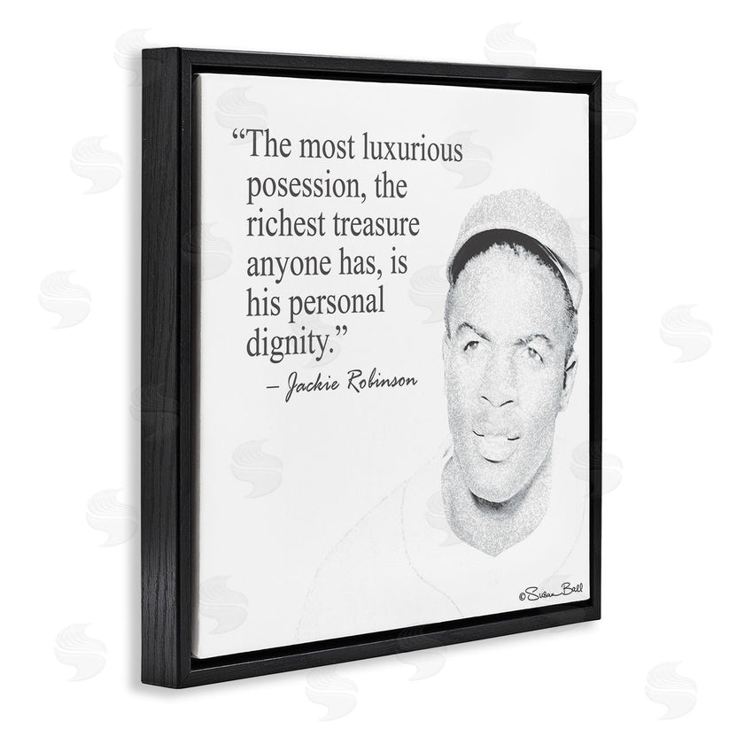 Penny Lane Publishing | Personal Dignity Jackie Robinson Quote Black and White