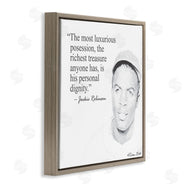 Penny Lane Publishing | Personal Dignity Jackie Robinson Quote Black and White