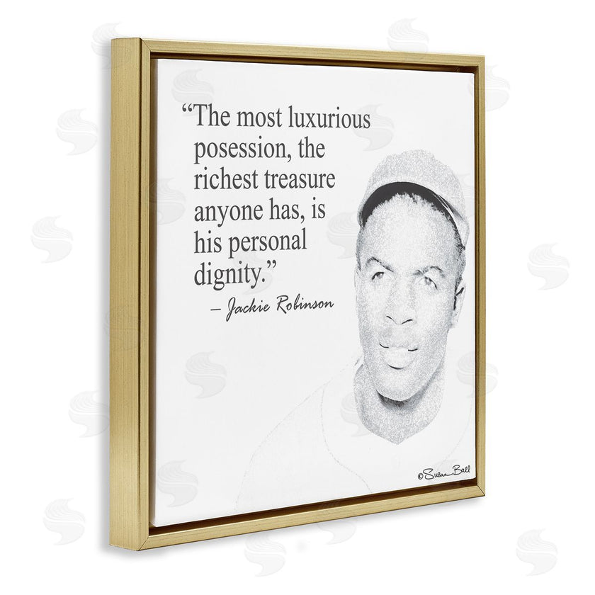Penny Lane Publishing | Personal Dignity Jackie Robinson Quote Black and White