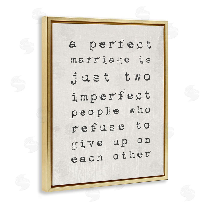 Stupell Studio | A Perfect Marriage Inspirational