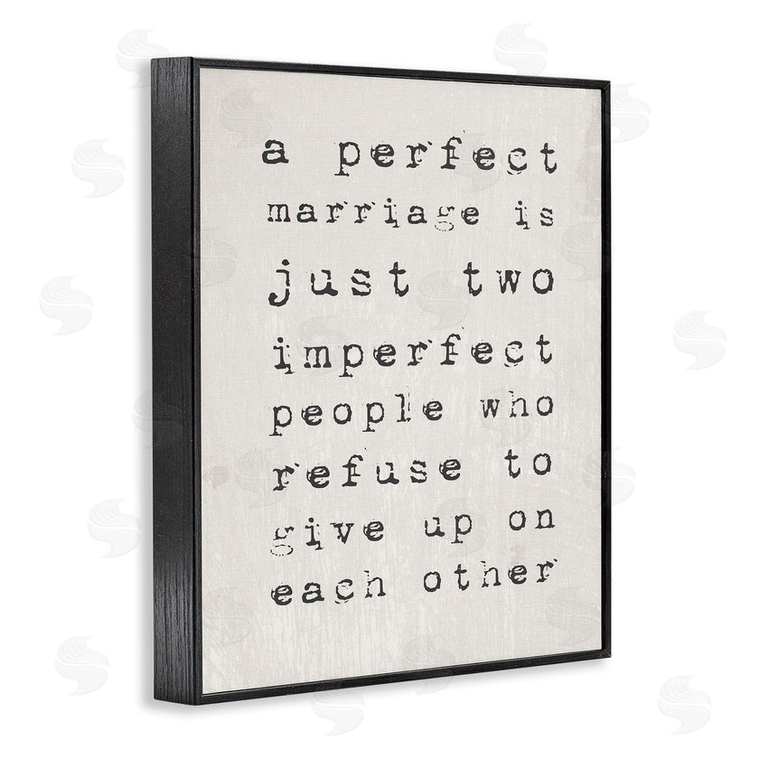 Stupell Studio | A Perfect Marriage Inspirational