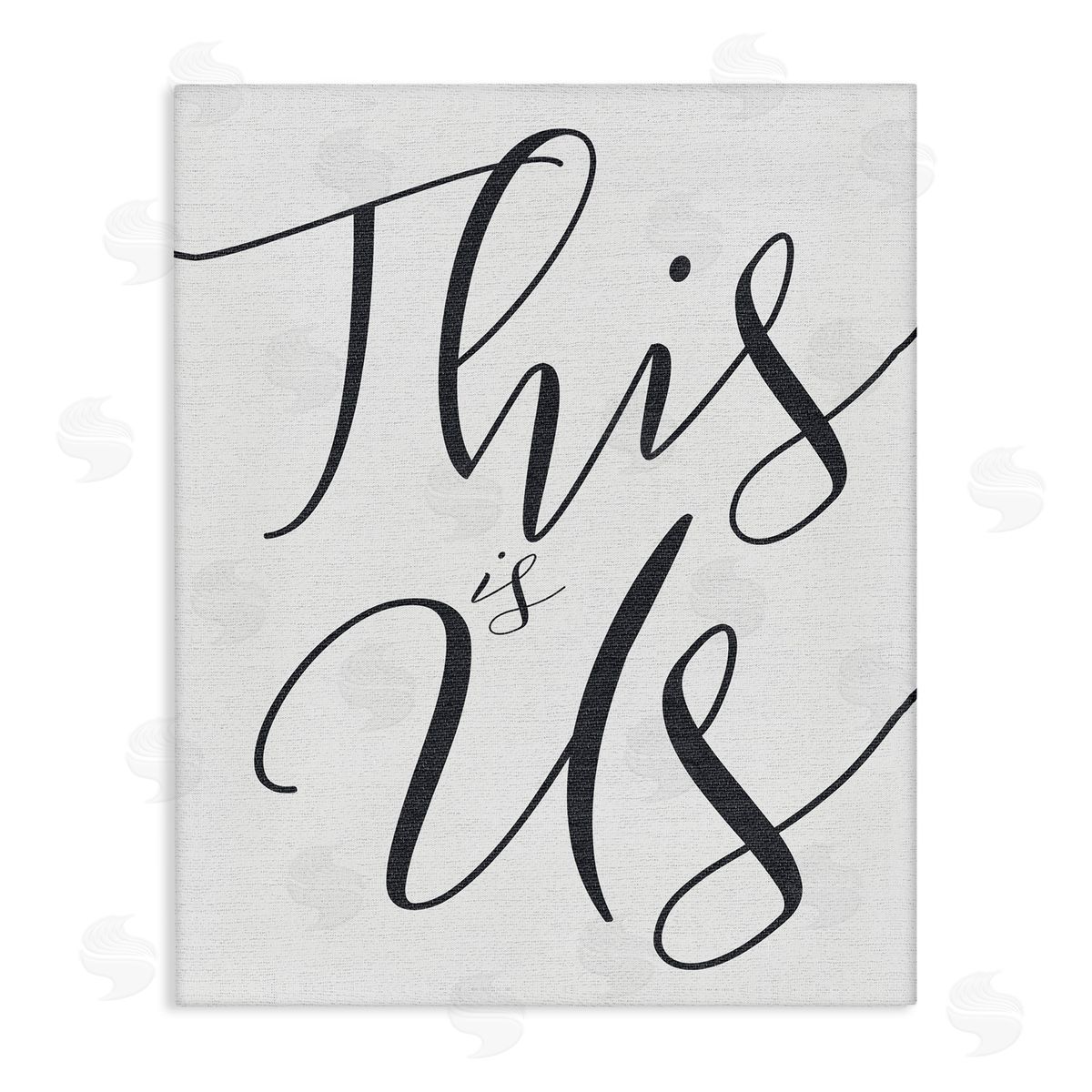 This Is Us Typography Canvas Wall Art, Home Decor by Stupell Studio