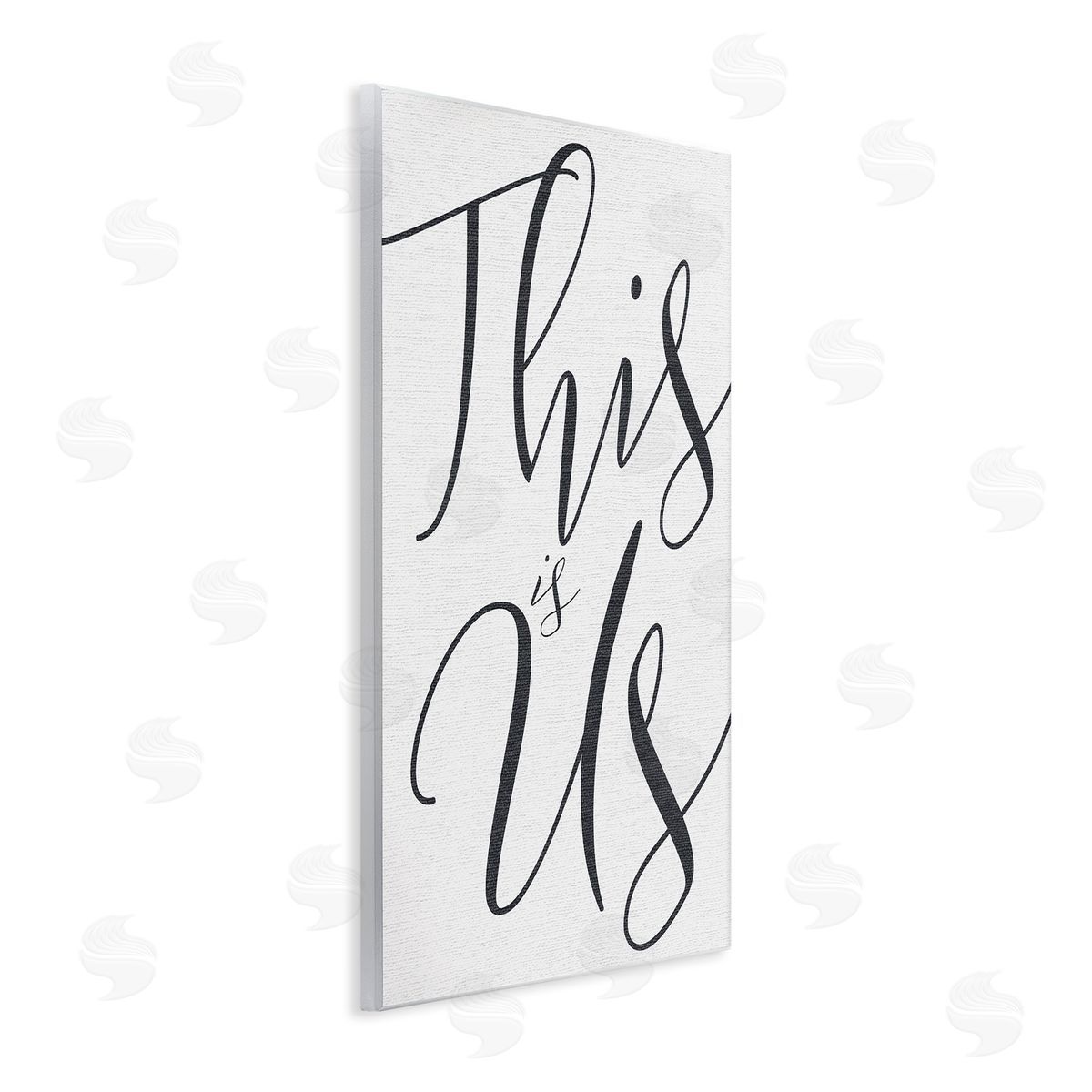 This Is Us Typography Wood Plaque Wall Art, Home Decor by Stupell Studio