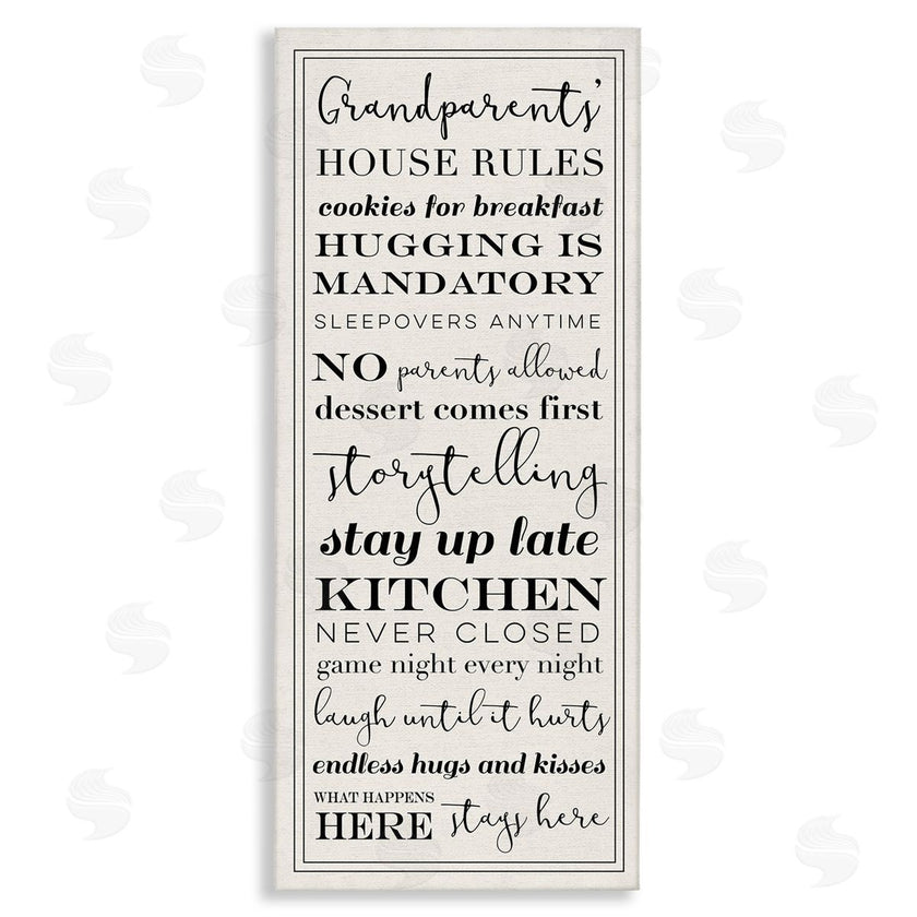 Stupell Studio | Grandparents House Rules
