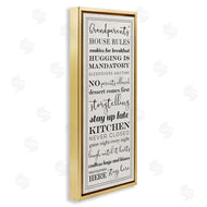 Stupell Studio | Grandparents House Rules