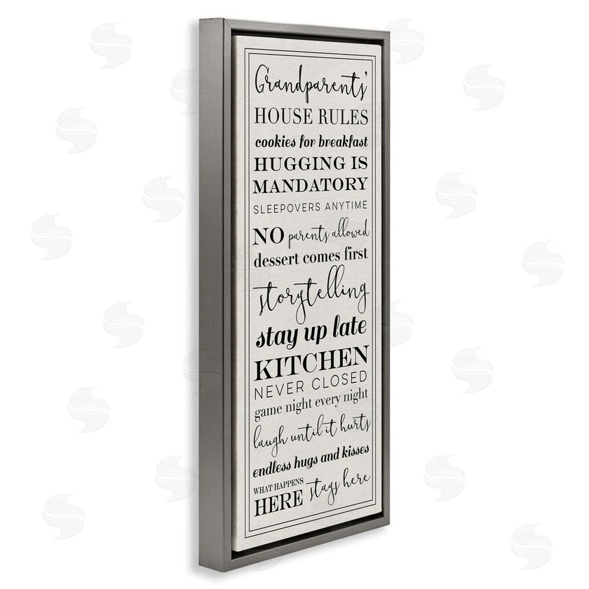 Stupell Studio | Grandparents House Rules