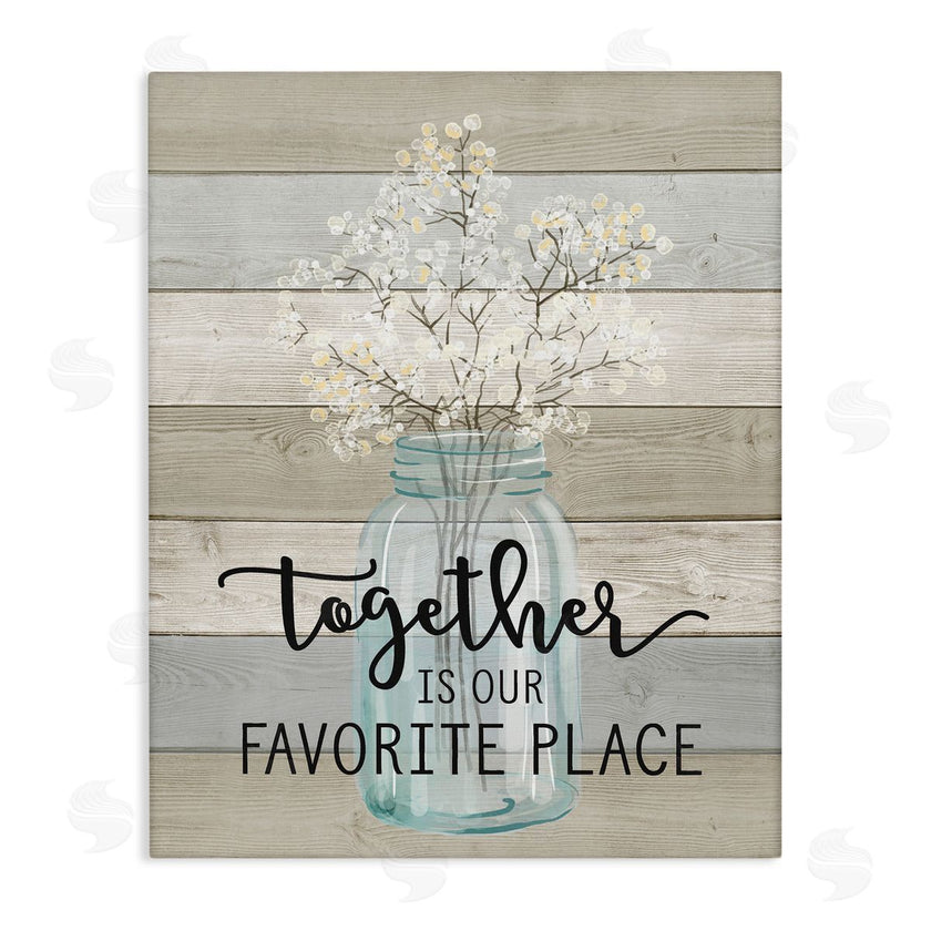 Lettered and Lined | Together Favorite Place with Florals