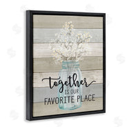 Lettered and Lined | Together Favorite Place with Florals