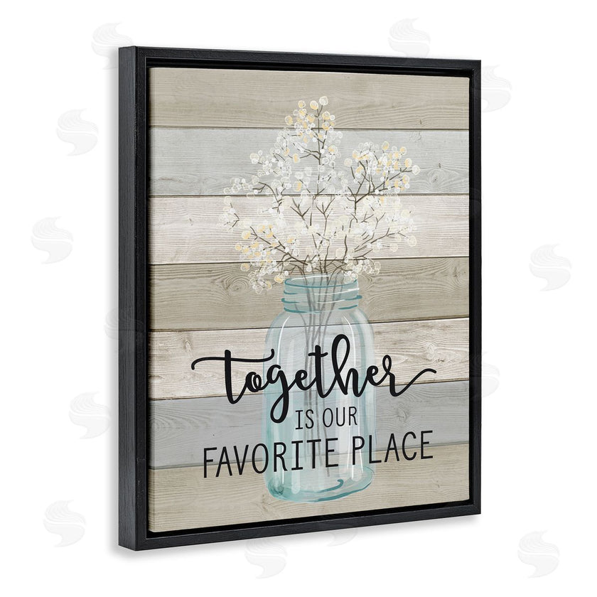 Lettered and Lined | Together Favorite Place with Florals