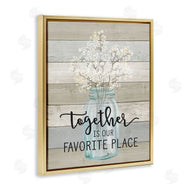 Lettered and Lined | Together Favorite Place with Florals