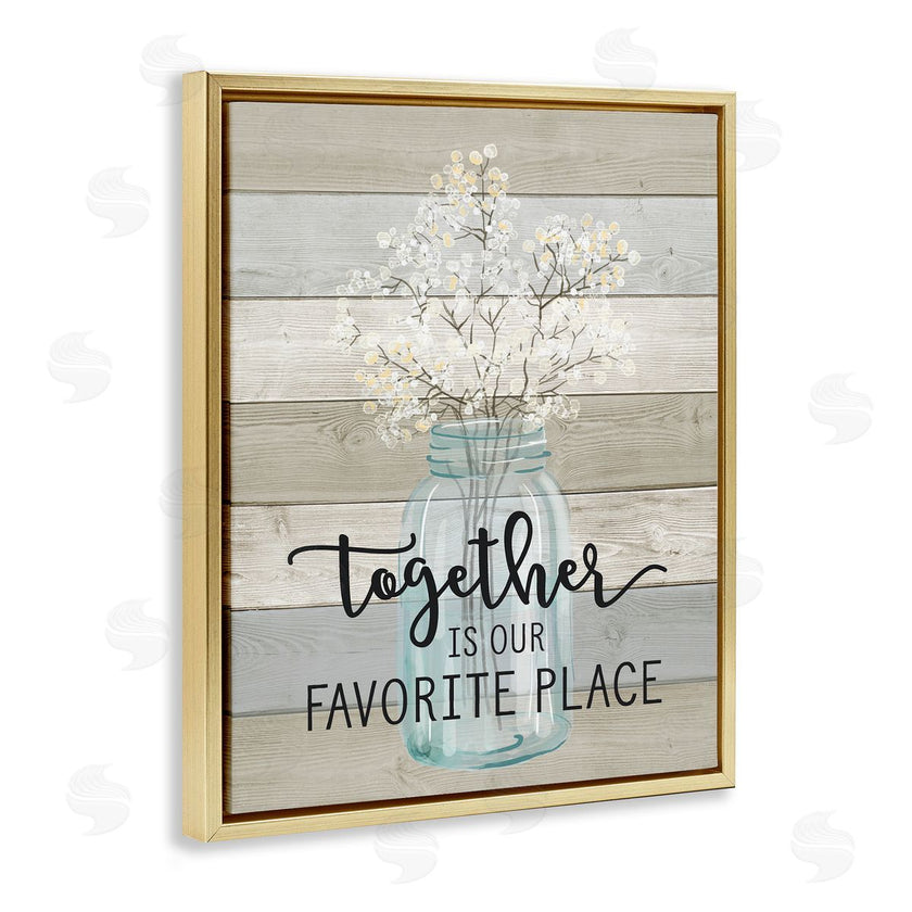 Lettered and Lined | Together Favorite Place with Florals