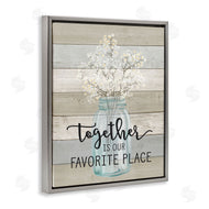 Lettered and Lined | Together Favorite Place with Florals