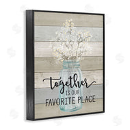 Lettered and Lined | Together Favorite Place with Florals