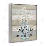Lettered and Lined | Together Favorite Place with Florals