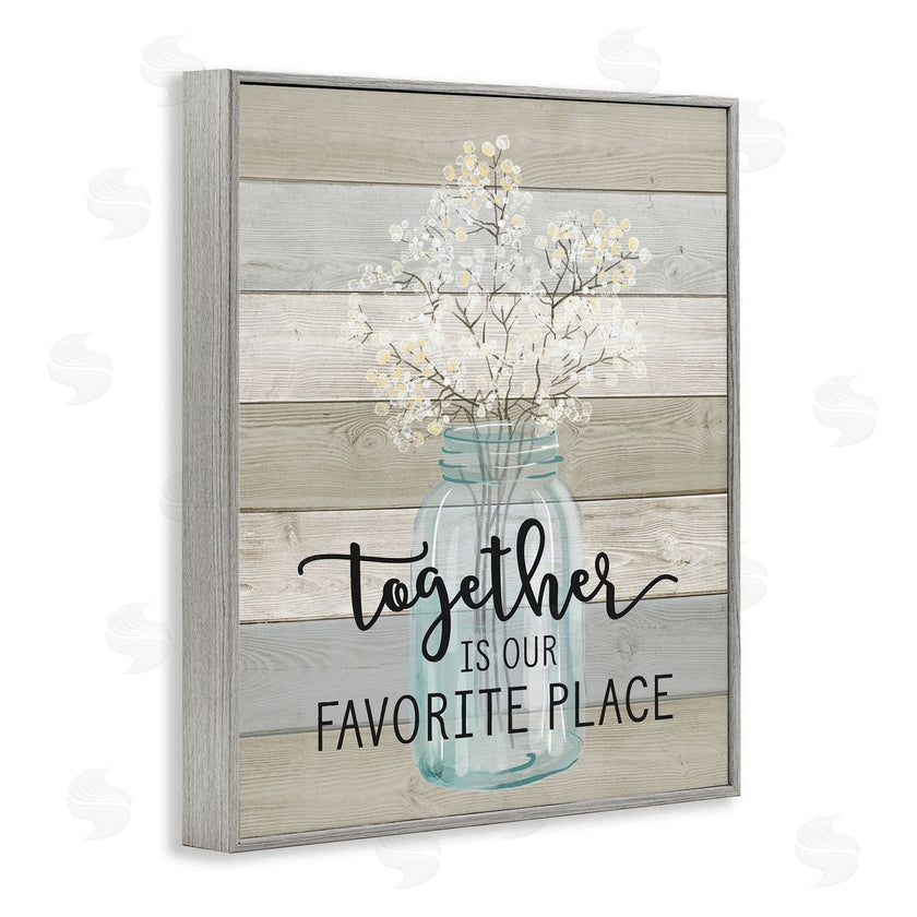 Lettered and Lined | Together Favorite Place with Florals