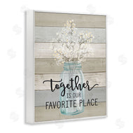 Lettered and Lined | Together Favorite Place with Florals