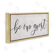 Stupell Studio | Be Our Guest Script