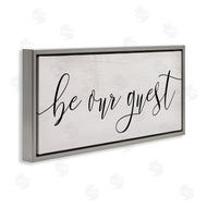 Stupell Studio | Be Our Guest Script
