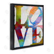 Jamie MacDowell | Love Rainbow Background Typography