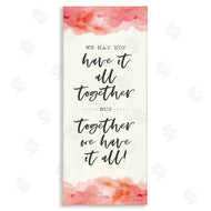 Stephanie Workman Marrott | Romantic Phrase with Blush Watercolor