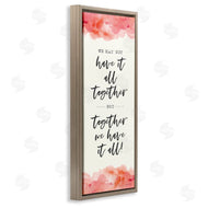 Stephanie Workman Marrott | Romantic Phrase with Blush Watercolor