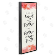 Stephanie Workman Marrott | Romantic Phrase with Blush Watercolor