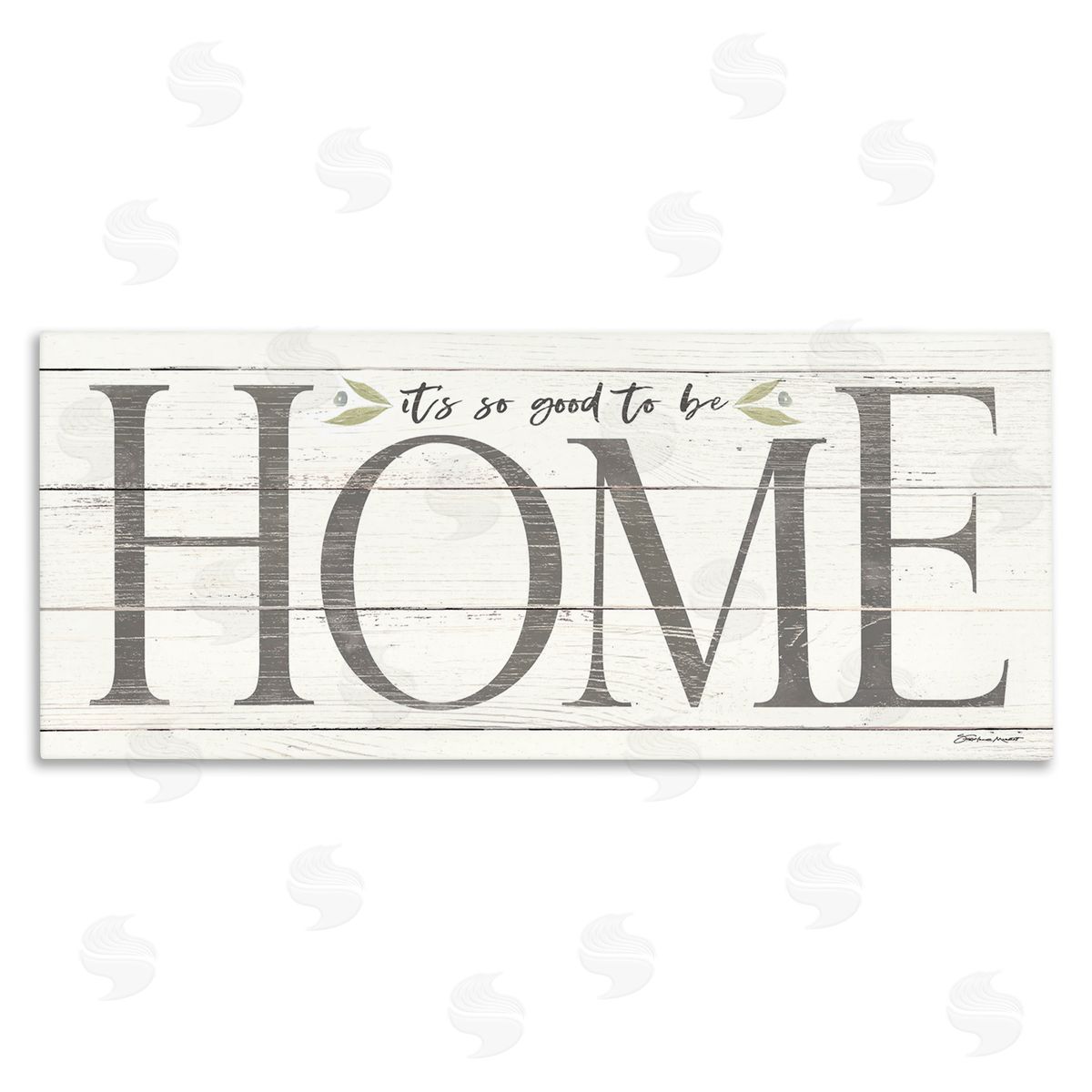 Good To Be Home Family Inspirational Canvas Wall Art, Home Decor by Stephanie Workman Marrott